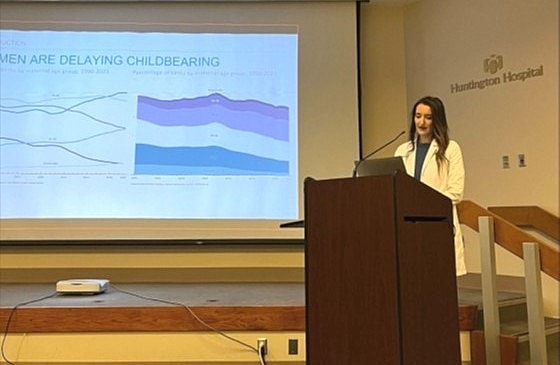 Dr. Natalia Llarena recently presented at Huntington Hospital’s Grand Rounds, where she delivered an important and insightful talk on the subject of managing age-related infertility.