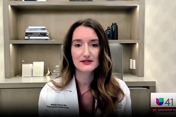 Dr. Natalia Llarena was recently featured in an interview with Noticias Univisión 41, a prominent Spanish-language news outlet serving the New York area.