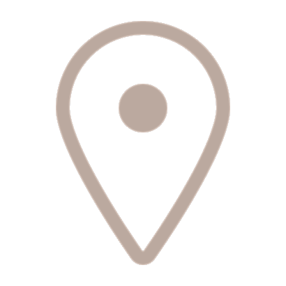 Location marker icon in neutral color.