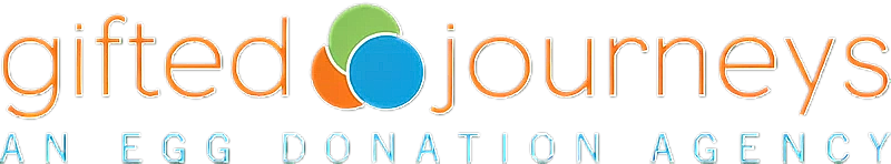 Gifted Journeys logo for egg donation agency.