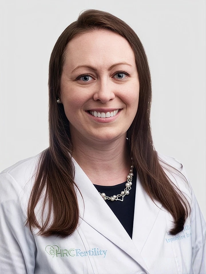 Female doctor in a white lab coat.